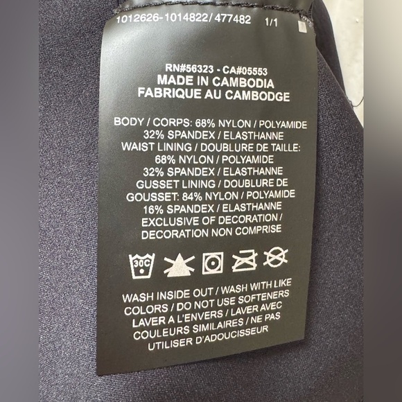 NWOT Nike Go XL (16_18) High-Waisted 7/8 Leggings with Pockets, Black - Picture 4 of 5